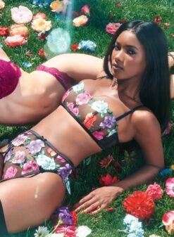 Fleur Du Mal Monet Embroidered Cheeky -Fleur du Mal 04 417web