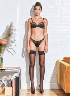 Fleur Du Mal Top Stitch Bebe Bra