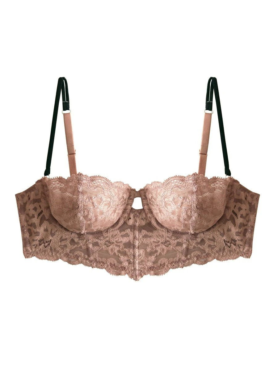 Fleur Du Mal Charlotte Longline Bra 2 Fleur Du Mal Charlotte Longline Bra - Image 2