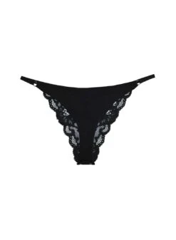 Fleur Du Mal Charlotte Lace Seamless String Cheeky 12 Fleur Du Mal Charlotte Lace Seamless String Cheeky -Fleur du Mal Charlotte Seamless Cheeky Black