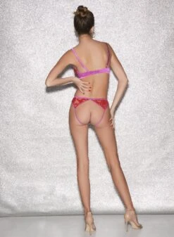 Fleur Du Mal Magnolia Lace Unlined Demi Bra -Fleur du Mal FDM 010623 1 01927full