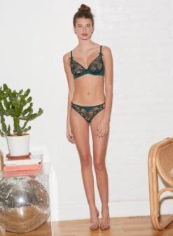 Fleur Du Mal Magnolia Lace Ouvert Panty