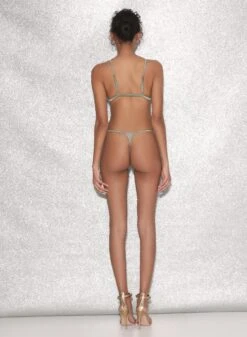 Fleur Du Mal Rhinestone Fishnet Triangle Bra -Fleur du Mal FDM 021523 0001full