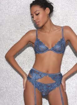 Fleur Du Mal Denim Lily Embroidery Garter Belt 16 Fleur Du Mal Denim Lily Embroidery Garter Belt -Fleur du Mal FDM 021523 0042full