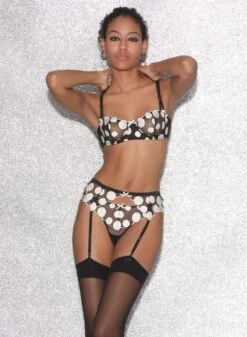 Fleur Du Mal Polka Dot Embroidery Garter Belt -Fleur du Mal FDM 021523 0641full 6fcfff9c 56c0 40f4 9c24 3296e032595c