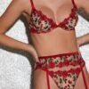 Fleur Du Mal Roses & Thorns Demi Bra