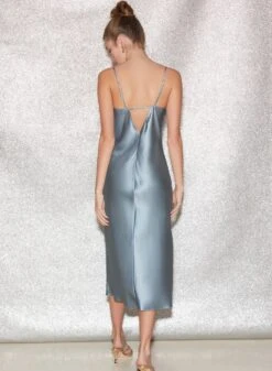 Fleur Du Mal Velvet Lily Embroidery Slip Dress 17 Fleur Du Mal Velvet Lily Embroidery Slip Dress -Fleur du Mal FDM 041222 1 3102full