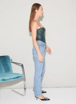 Fleur Du Mal Vegan Leather Bustier -Fleur du Mal FDM 091522 1 3261full