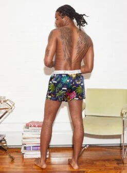 Fleur Du Mal Botanical Unisex Boxer Short -Fleur du Mal FDM 102221 1 2314full