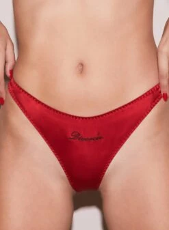 Fleur Du Mal Divorcée Luxe Thong