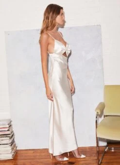 Fleur Du Mal Bow Slip Dress -Fleur du Mal FL 082021 1 1441full