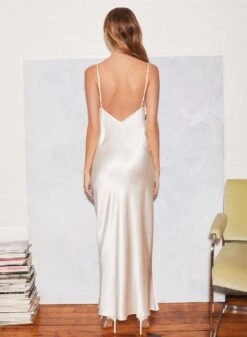 Fleur Du Mal Bow Slip Dress -Fleur du Mal FL 082021 1 1465full