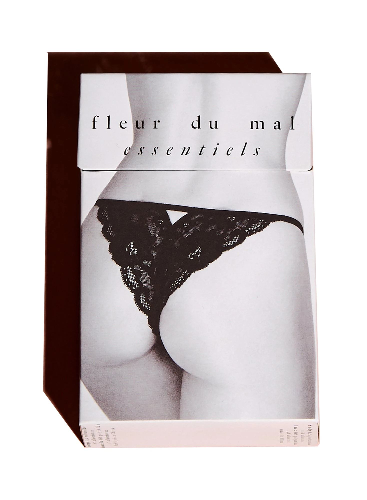 Fleur Du Mal Charlotte Lace Seamless String Cheeky 2 Fleur Du Mal Charlotte Lace Seamless String Cheeky - Image 2