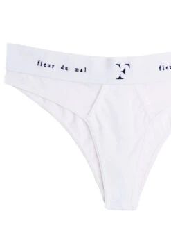 Fleur Du Mal Garçon Cheeky 14 Fleur Du Mal Garçon Cheeky -Fleur du Mal PY0074 Garcon Cheeky White FLAT111