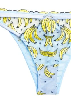 Fleur Du Mal Banana Embroidery Tanga 15 Fleur Du Mal Banana Embroidery Tanga -Fleur du Mal bananatangaflat2