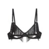 Fleur Du Mal Fringe Ouvert Bra