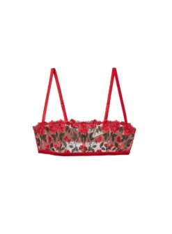 Fleur Du Mal Roses & Thorns Boned Bralette -Fleur du Mal bonedbraletteflat1