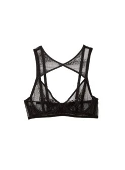 Fleur Du Mal Bouquet Lace High Neck Bra -Fleur du Mal bouquethighneckbraflat1