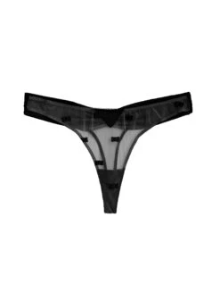 Fleur Du Mal Bow Embroidery Thong -Fleur du Mal bowembroiderythongflat1 0c942f44 d16d 4941 8028 c1c1fa2a89b4