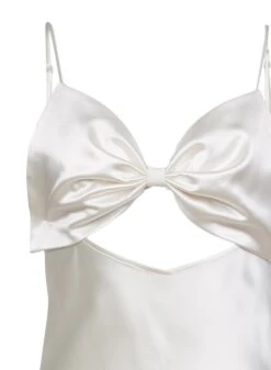 Fleur Du Mal Bow Slip Dress -Fleur du Mal bowslipflat2