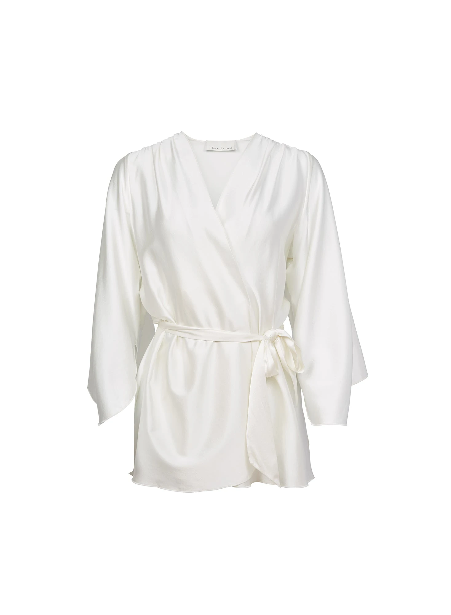 Fleur Du Mal Bride Embroidered Angel Sleeve Robe 9 Fleur Du Mal Bride Embroidered Angel Sleeve Robe - Image 9