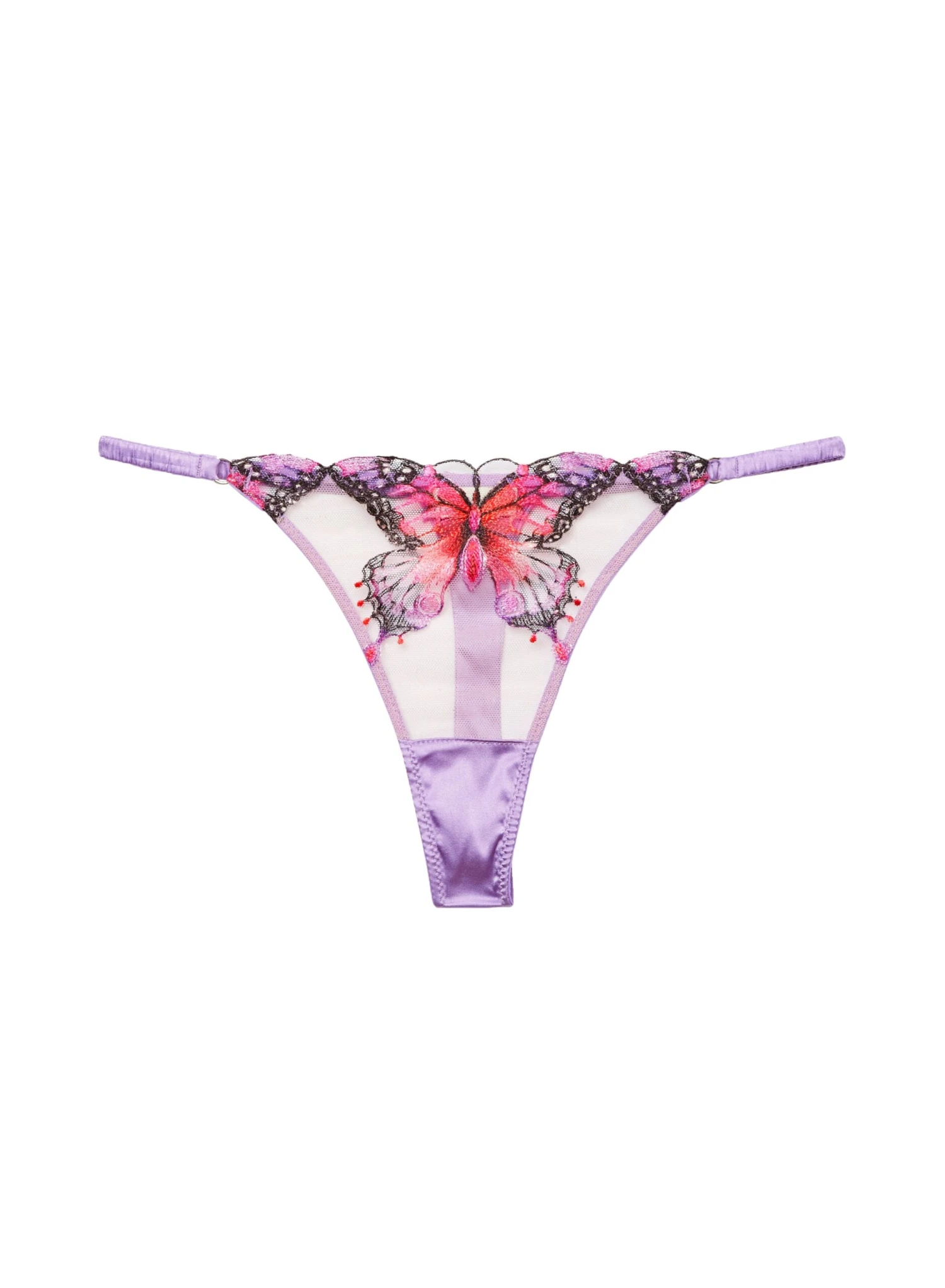 Fleur Du Mal Butterfly Embroidery Thong 3 Fleur Du Mal Butterfly Embroidery Thong - Image 3
