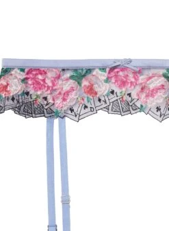 Fleur Du Mal Card Embroidery Garter 15 Fleur Du Mal Card Embroidery Garter -Fleur du Mal cardgarterflat2