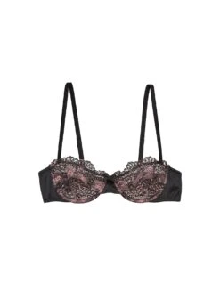 Fleur Du Mal Chain Embroidery Balconette Bra -Fleur du Mal chainembroiderybraflat1