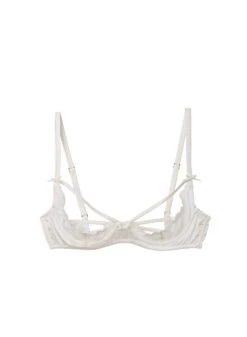 Fleur Du Mal Charlotte Peekaboo Bra 9 Fleur Du Mal Charlotte Peekaboo Bra -Fleur du Mal charlottepeekabooivoryflat1