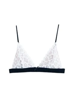 Fleur Du Mal Crochet Lace Triangle Bra