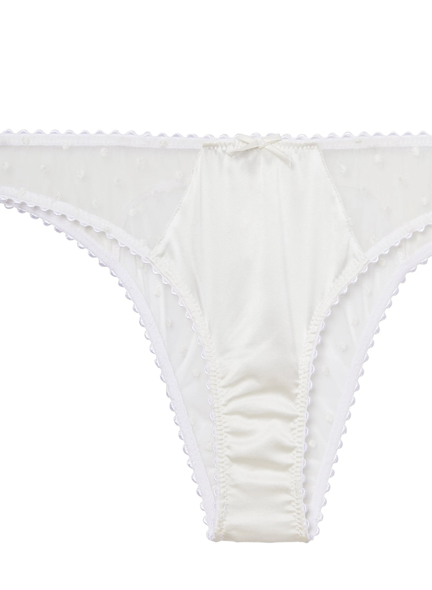 Fleur Du Mal Dotty Tulle Heart Shaped Cheeky 7 Fleur Du Mal Dotty Tulle Heart Shaped Cheeky - Image 7