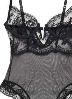 Fleur Du Mal Frankie Lace Bodysuit -Fleur du Mal frankielacebodysuitflat2
