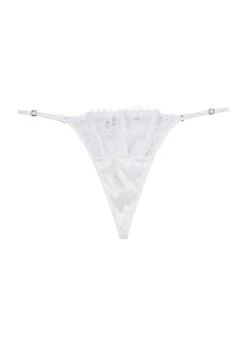 Fleur Du Mal Frankie Lace Thong -Fleur du Mal frankielacethongivoryflat1