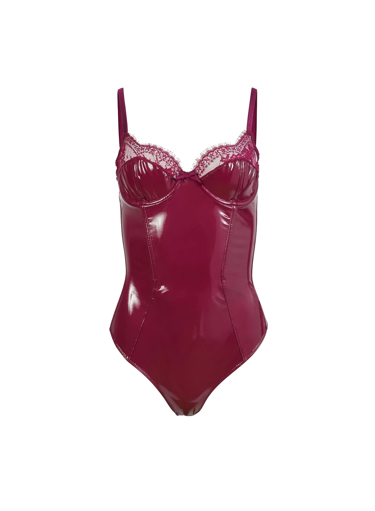 Fleur Du Mal Frankie Lace PVC Bodysuit 4 Fleur Du Mal Frankie Lace PVC Bodysuit - Image 4