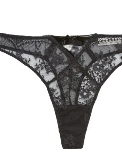 Fleur Du Mal Frankie Lace PVC Thong 16 Fleur Du Mal Frankie Lace PVC Thong -Fleur du Mal frankiepvcthongblackflat2