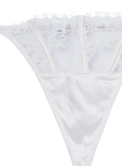 Fleur Du Mal Frankie Lace Thong -Fleur du Mal frankiethongivoryflat2
