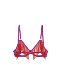 Fleur Du Mal Fringe Ouvert Bra -Fleur du Mal fringeouvertbraflat1