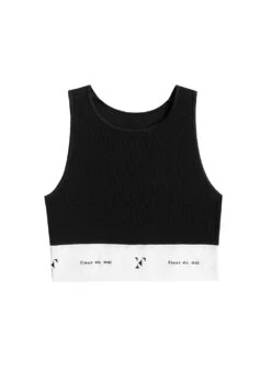 Fleur Du Mal Garçon Crop Tank 9 Fleur Du Mal Garçon Crop Tank -Fleur du Mal garcontankblackflat1