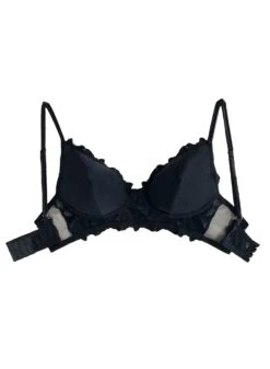 Fleur Du Mal Lily Embroidery Post Surgical Bra -Fleur du Mal insidemastectomybraflat1