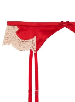 Fleur Du Mal James Lace Garter -Fleur du Mal jameslacegarterflat2