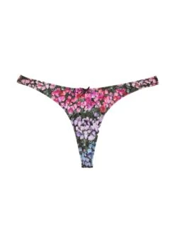 Fleur Du Mal Jersey High Leg Thong -Fleur du Mal jerseythongflat1