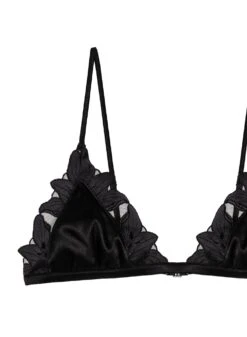 Fleur Du Mal Lily Triangle Bralette 10 Fleur Du Mal Lily Triangle Bralette -Fleur du Mal lily triangle flat2