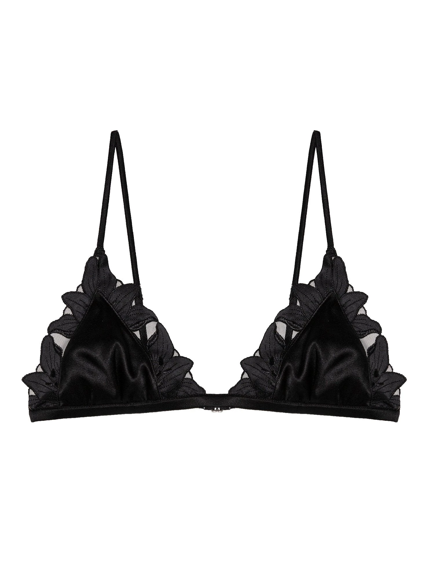 Fleur Du Mal Lily Triangle Bralette 1 Fleur Du Mal Lily Triangle Bralette