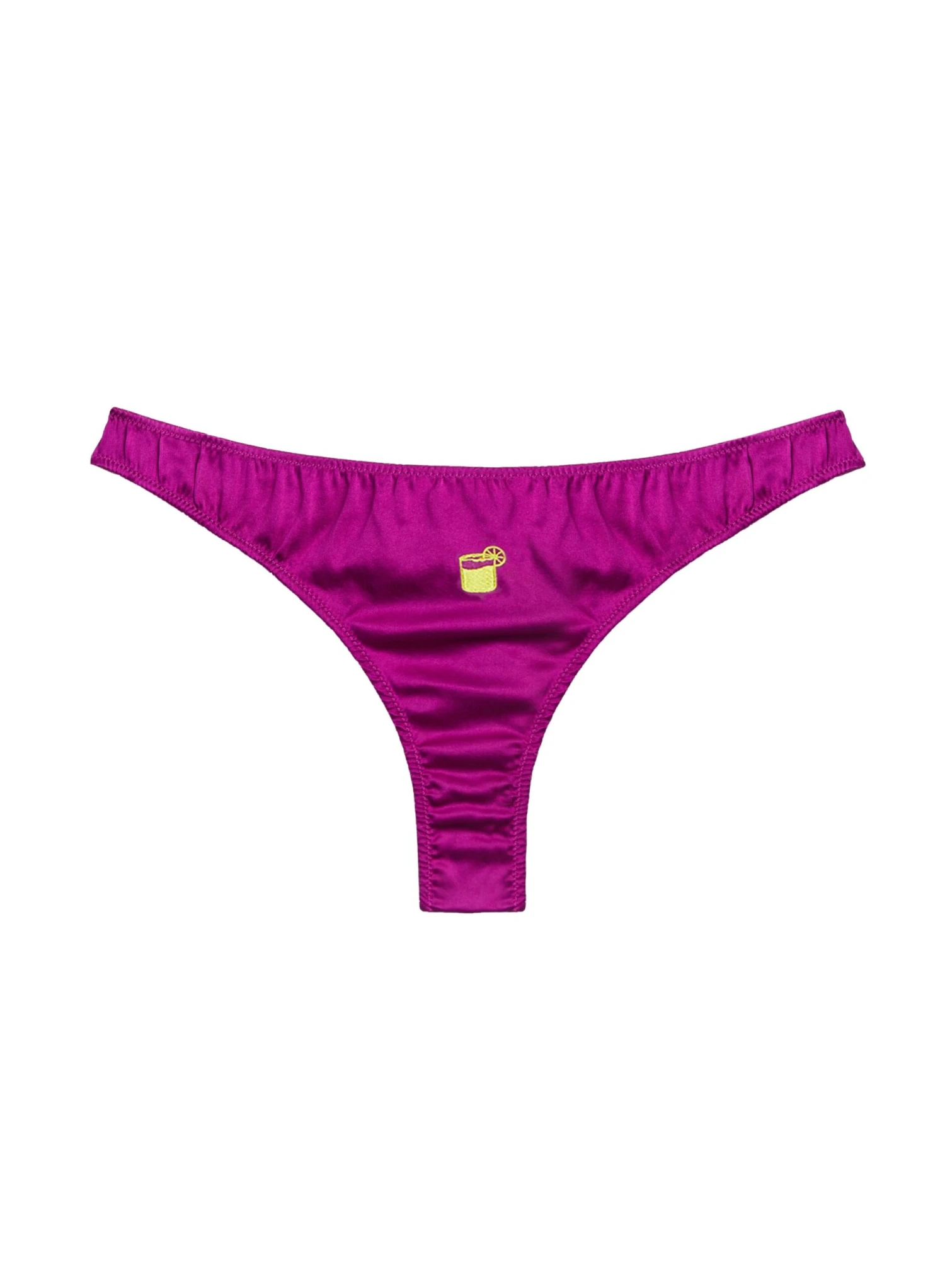 Fleur Du Mal Margarita Embroidered Luxe Thong 3 Fleur Du Mal Margarita Embroidered Luxe Thong - Image 3