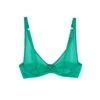Fleur Du Mal Fuller Cup Mesh Demi Bra
