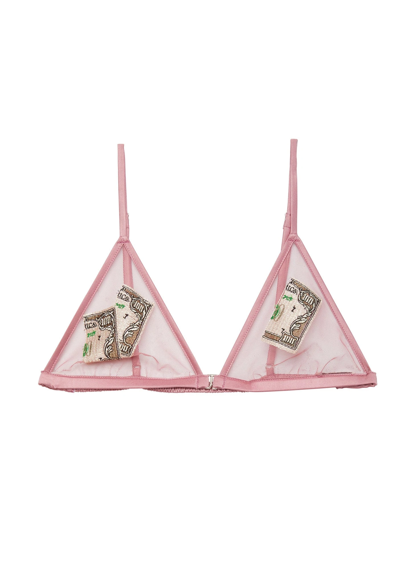 Fleur Du Mal Big Spender Embroidery Triangle Bra 9 Fleur Du Mal Big Spender Embroidery Triangle Bra - Image 9