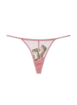 Fleur Du Mal Big Spender Embroidery V String 13 Fleur Du Mal Big Spender Embroidery V String -Fleur du Mal moneyvstringflat1