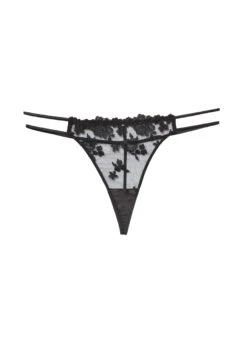 Fleur Du Mal Nailhead Embroidery Thong -Fleur du Mal nailheadthongflat1