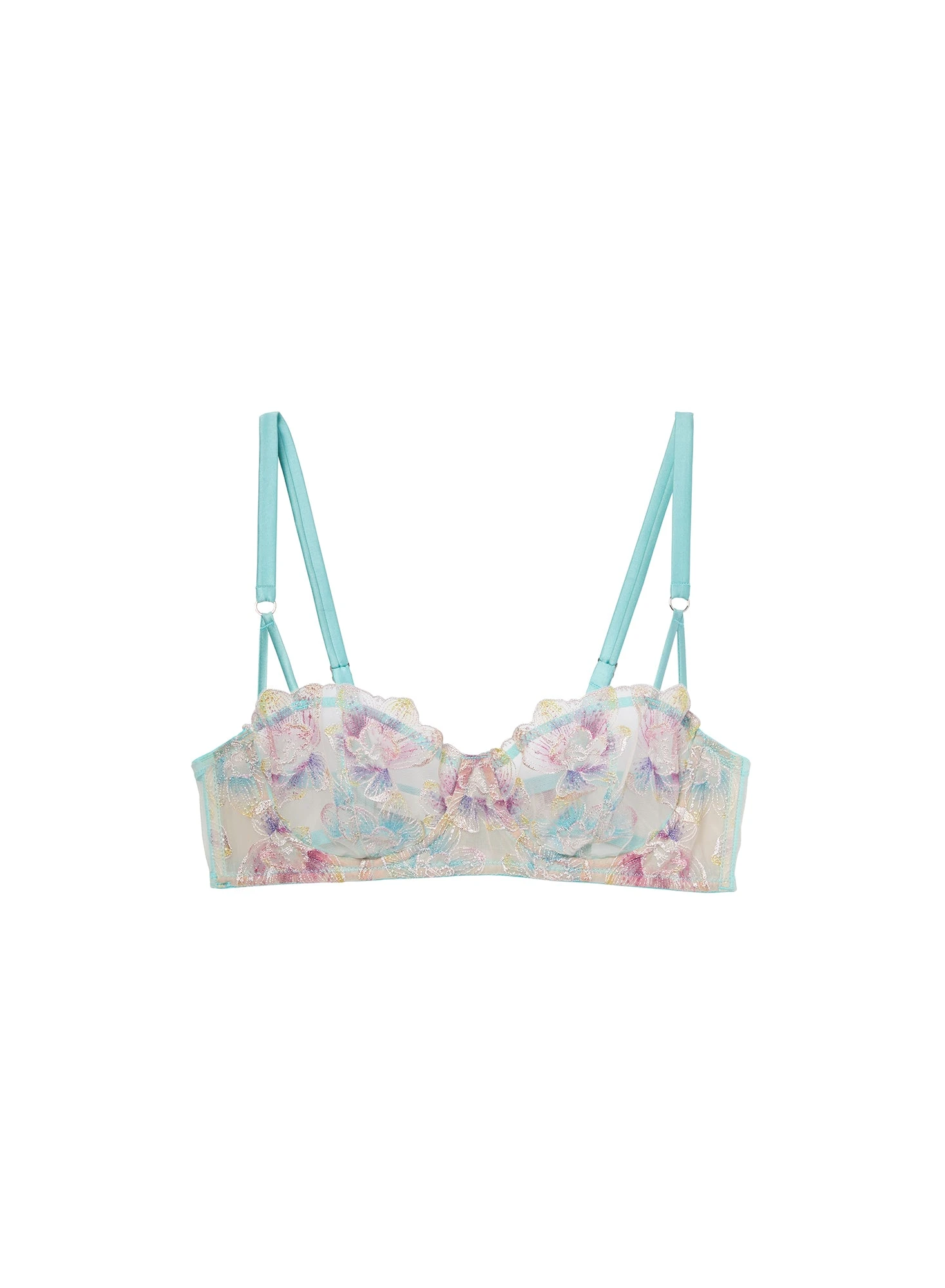 Fleur Du Mal Pixie Embroidery Balconette Bra 3 Fleur Du Mal Pixie Embroidery Balconette Bra - Image 3