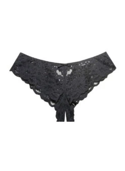 Fleur Du Mal Charlotte Crotchless Panty -Fleur du Mal py0124 0100 1